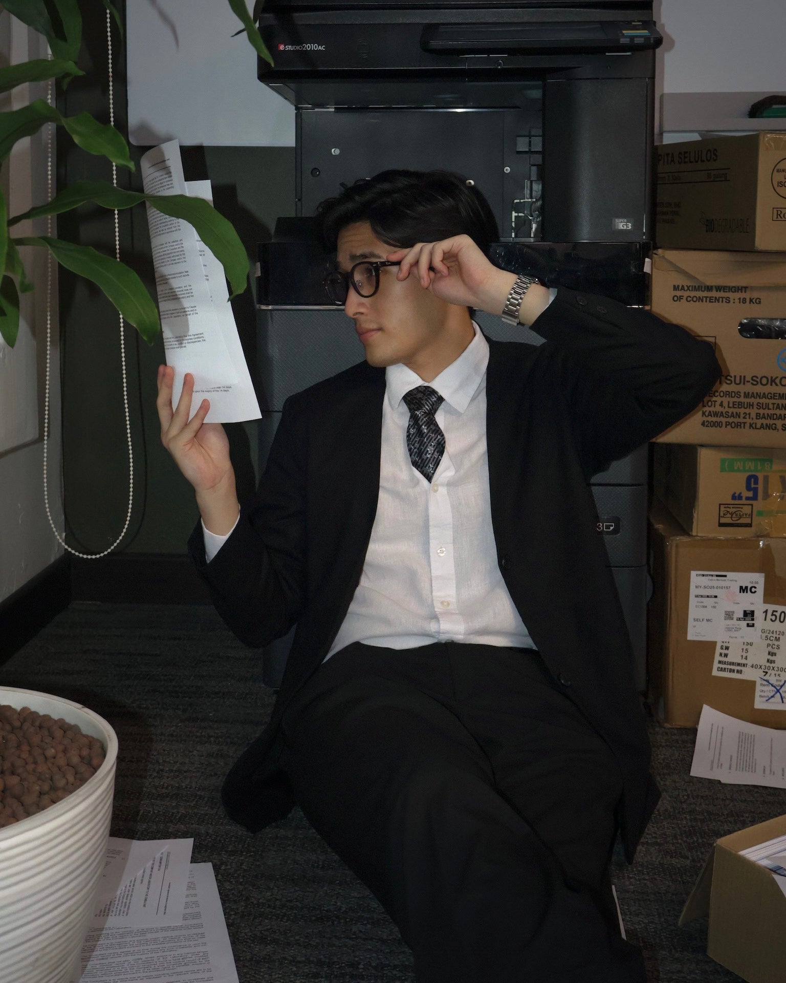 The 1.0 Outer - Black Linen