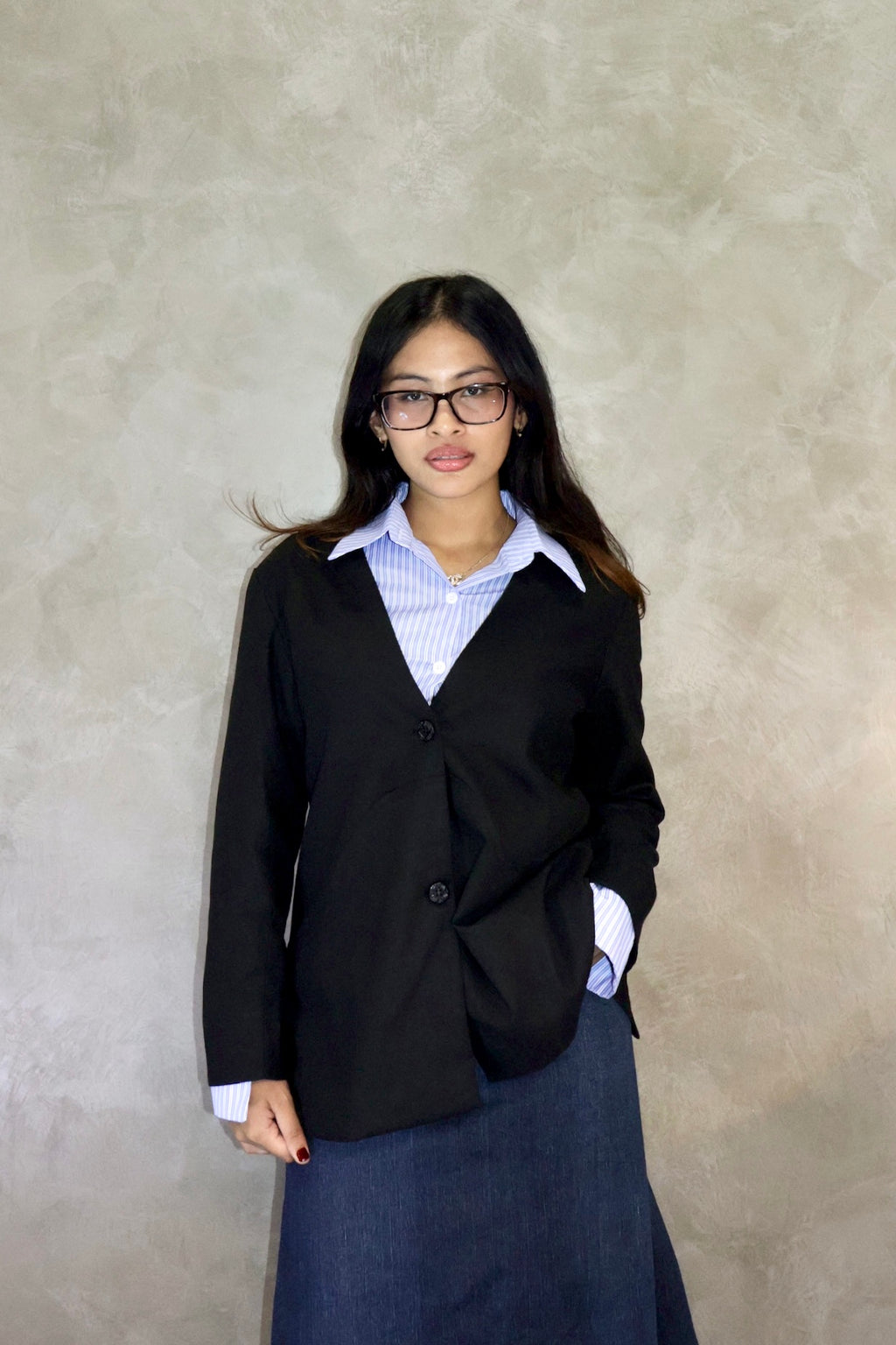 The 1.0 Outer - Black Linen